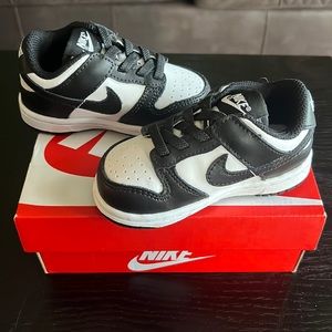TODDLERS white/black low dunks